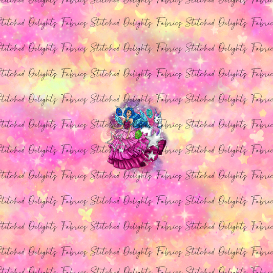 Barbie's Magical Touch Dreamtopia Pink Sky Panel