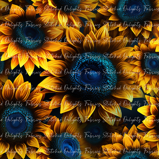 Glowing Sunflowers