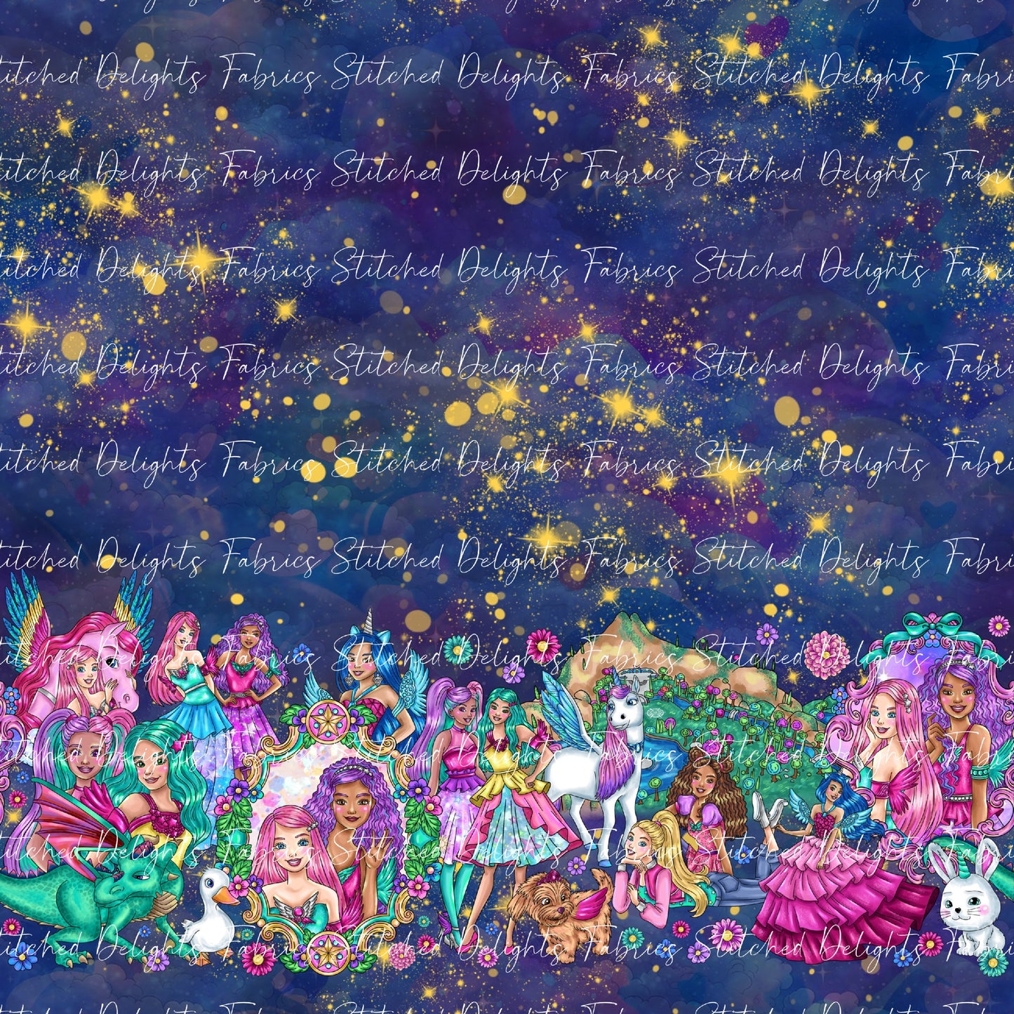 Barbie's Magical Touch Border Starry Night