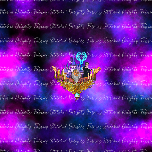 Arry Potta Castle Purple Flames Panel