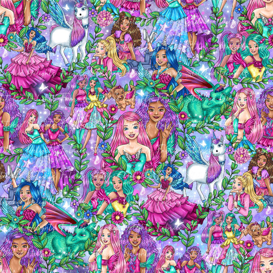 Barbie's Magical Touch Stacked Garden Pastel Sky