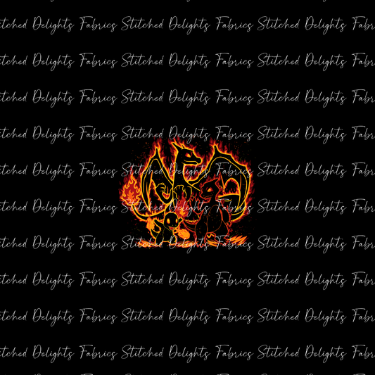 Poke Silhouettes Charmander Evolutions Panel