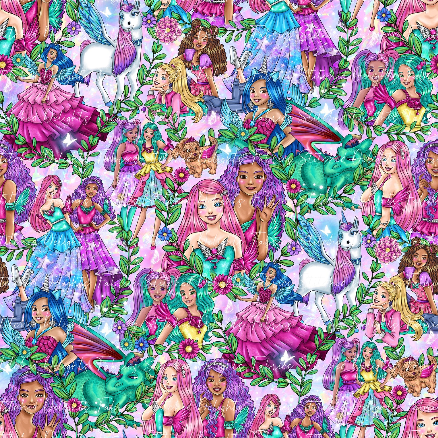 Barbie's Magical Touch Stacked Garden Pink Gem