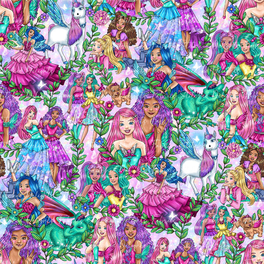 Barbie's Magical Touch Stacked Garden Pink Gem
