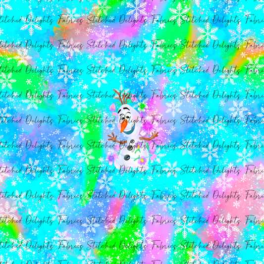 Frosty Friends Rainbow Panel