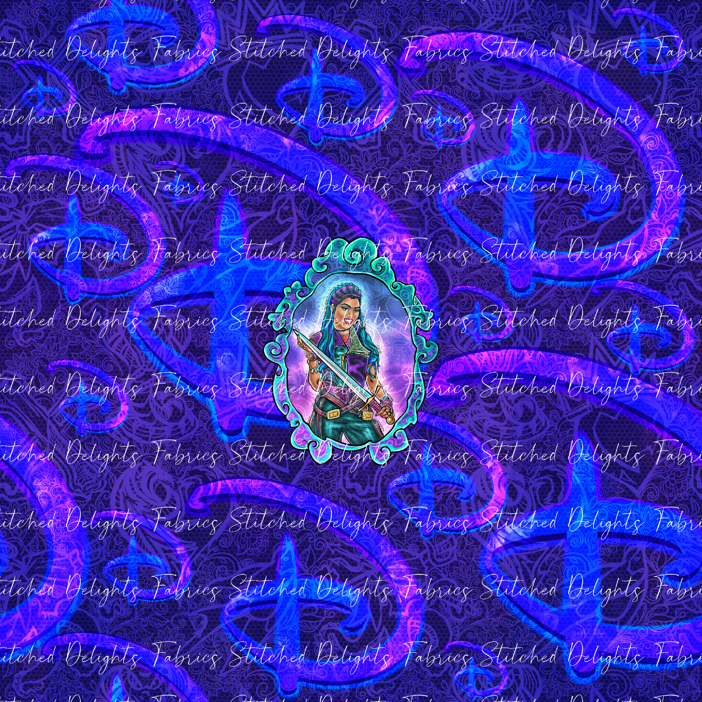 Descendants Violet Uma Portrait Panel