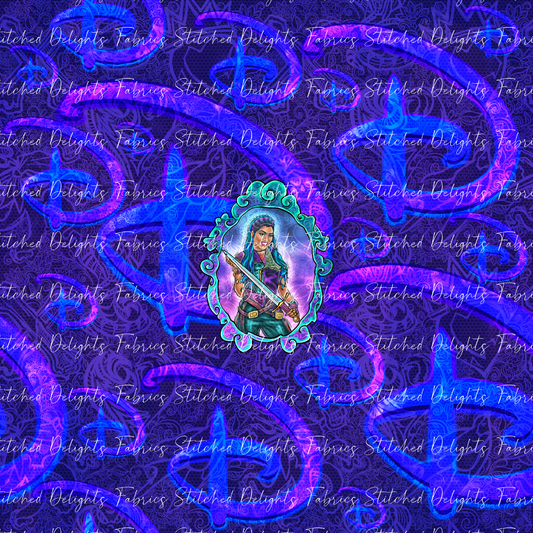 Descendants Violet Uma Portrait Panel