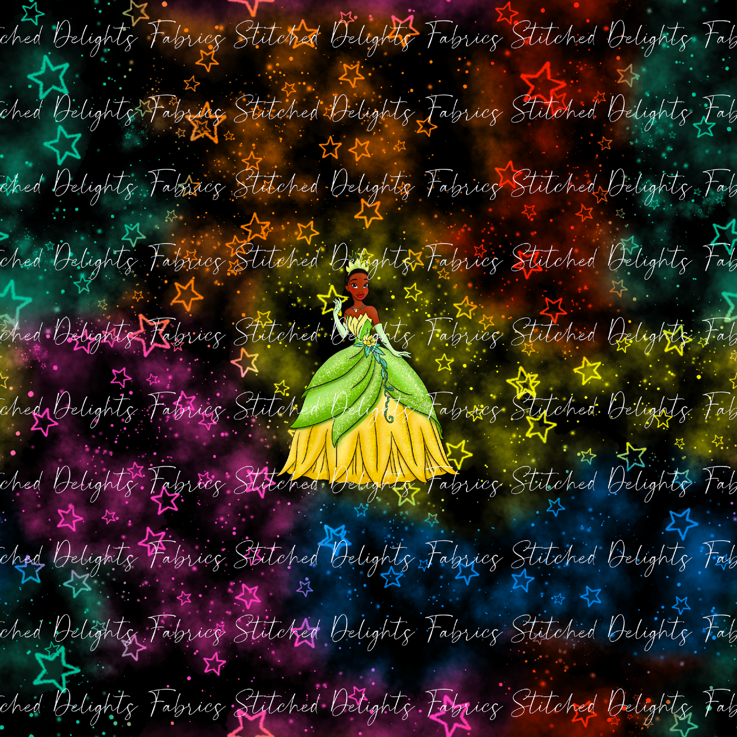 Poke Princess Paint Speckles Tiana Panel