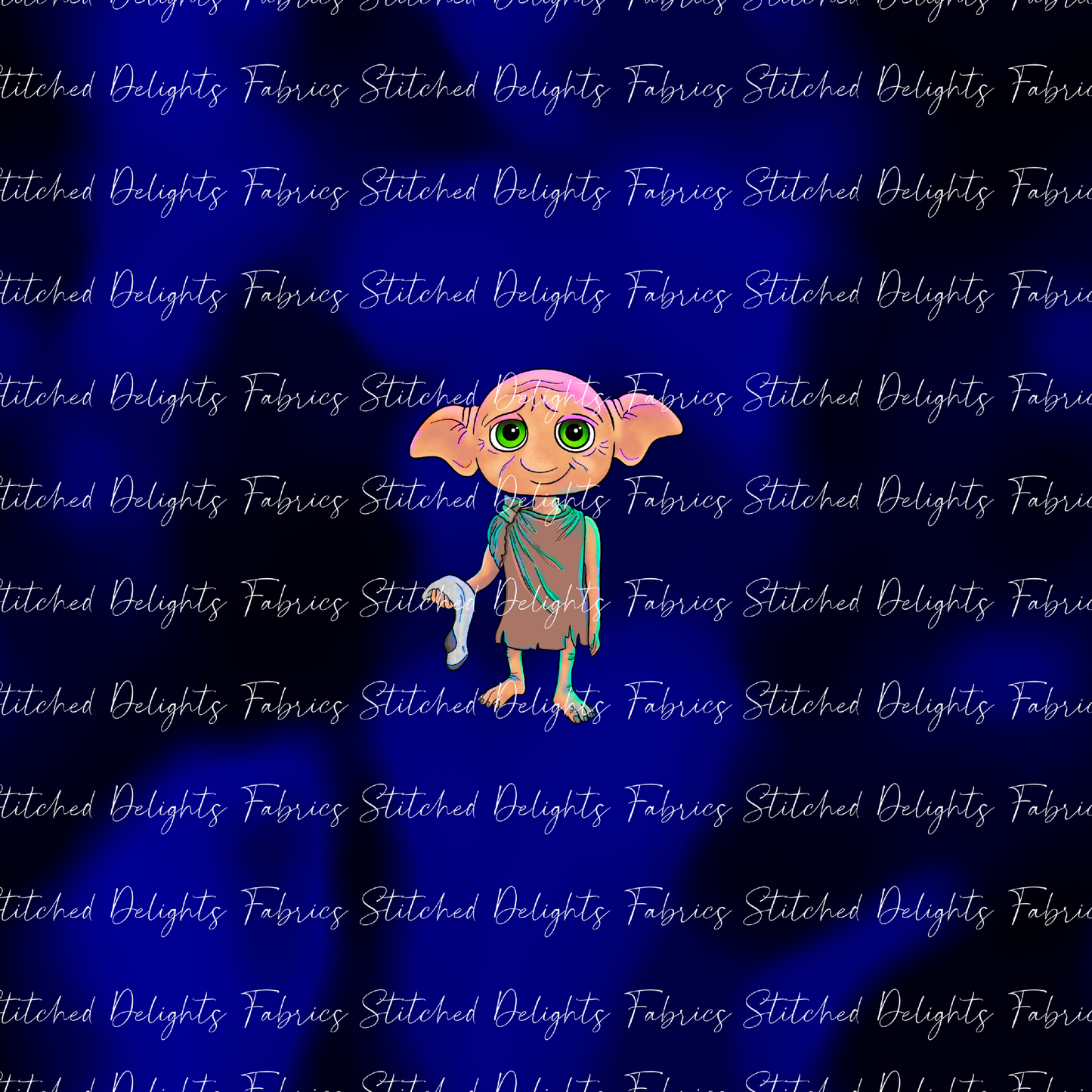 Arry Potta Dobby Blue Flames Panel