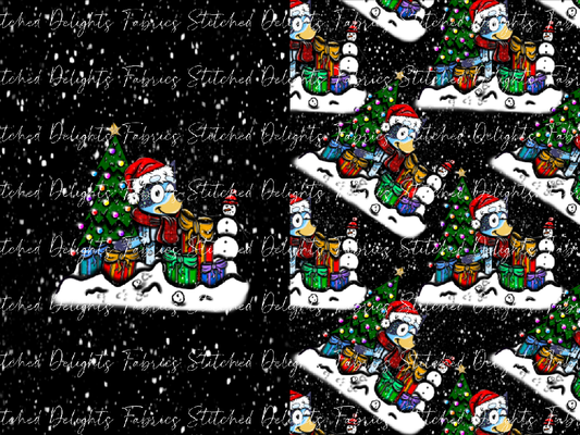 Punk Dog Black Santa Sack Panel