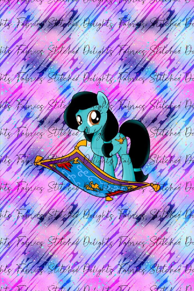 Princess Ponies Agrabah Pony Blanket Panels