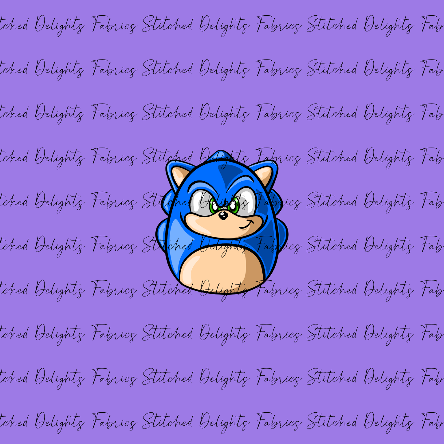 Sonic Easter Sonic Purple Panel