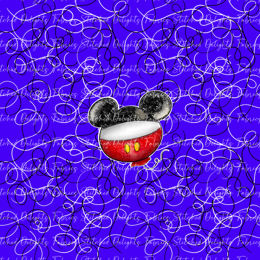 Air Heads Purple Lines Mouse Panel