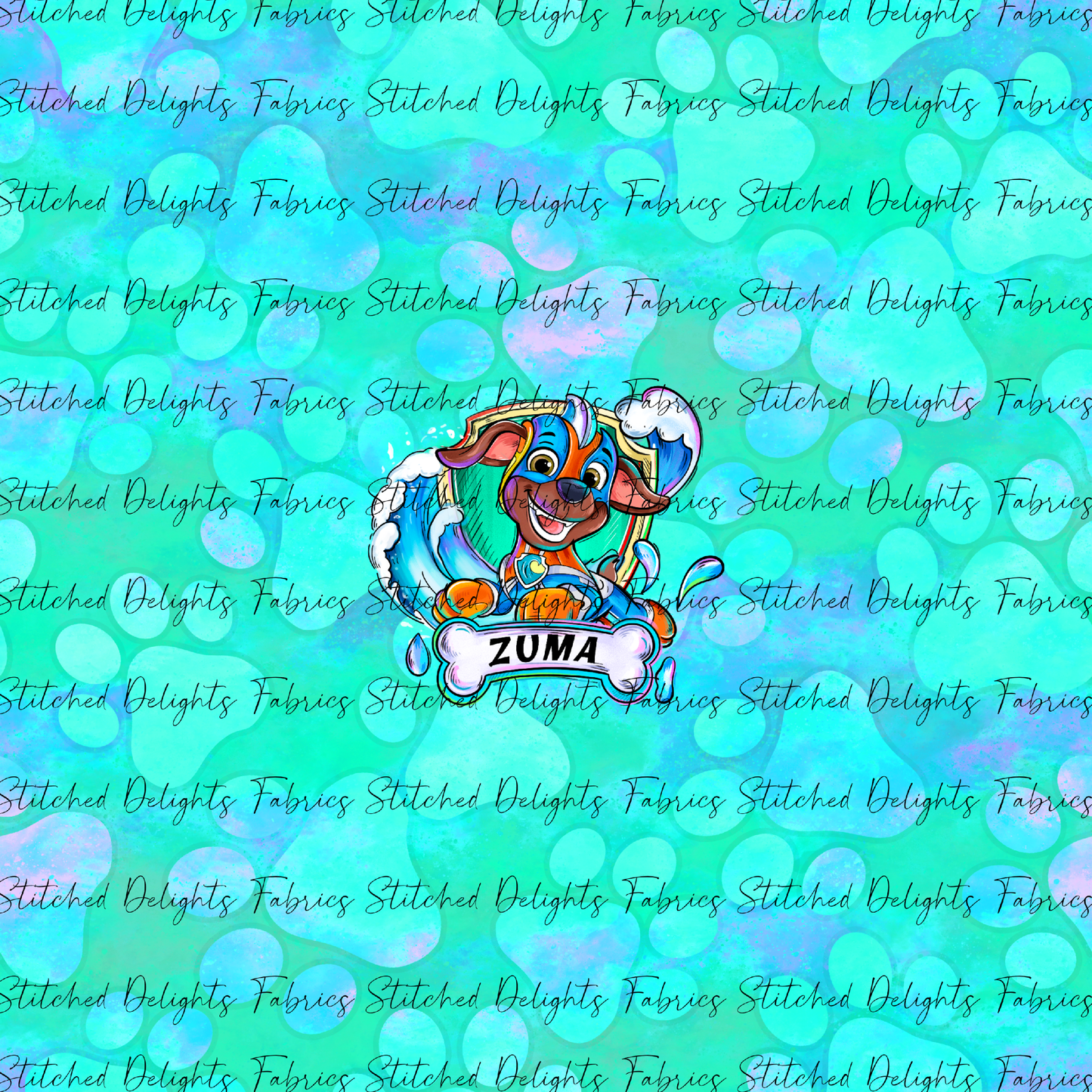 Mighty Pups Aqua Zuma & Tag Panel