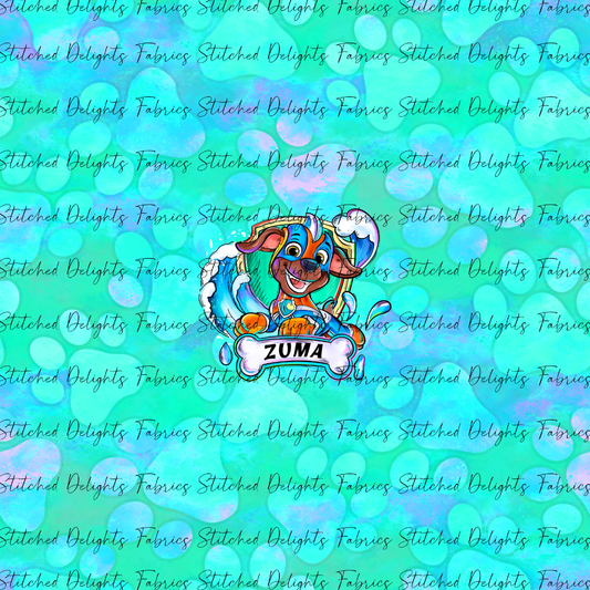 Mighty Pups Aqua Zuma & Tag Panel