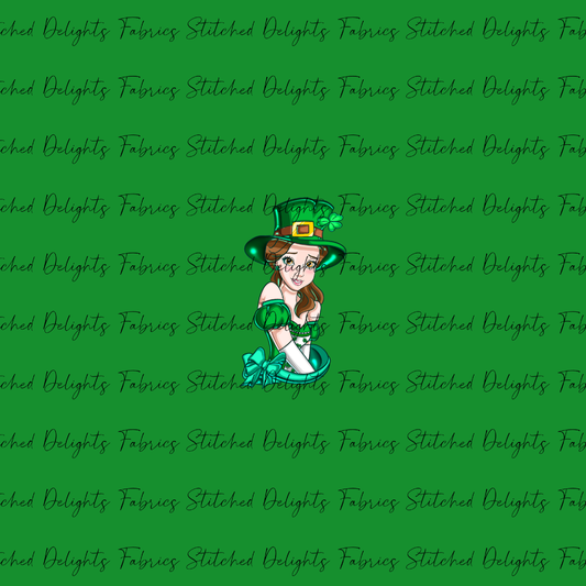 St Patricks Princesses Belle Panel