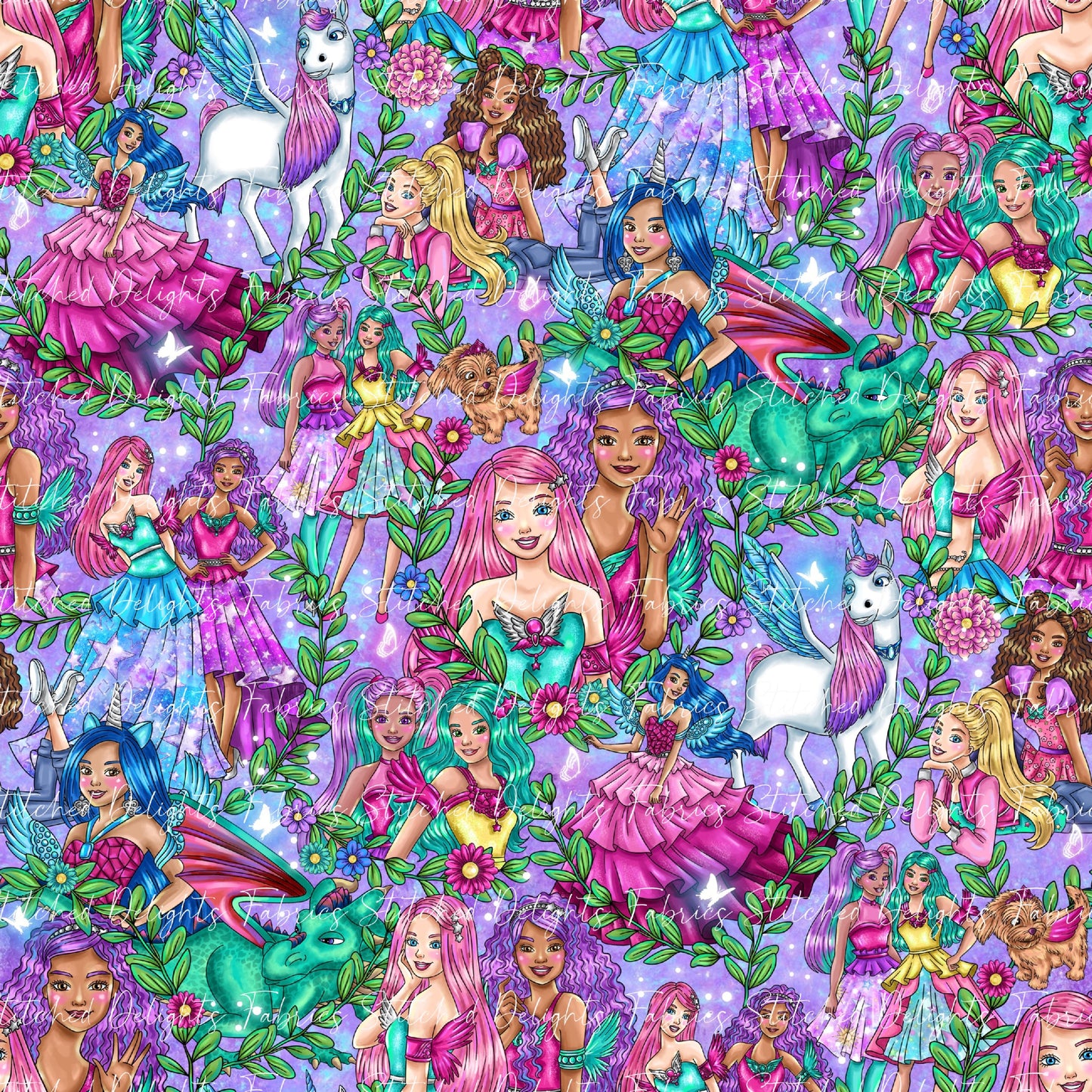 Barbie's Magical Touch Stacked Garden Purple Haze