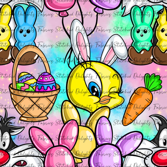 Tweety & Sly Easter Pastel Rainbow