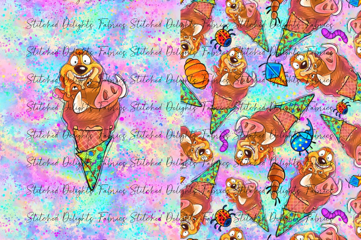 Pig & Meerkat Icecreams Blanket Panels