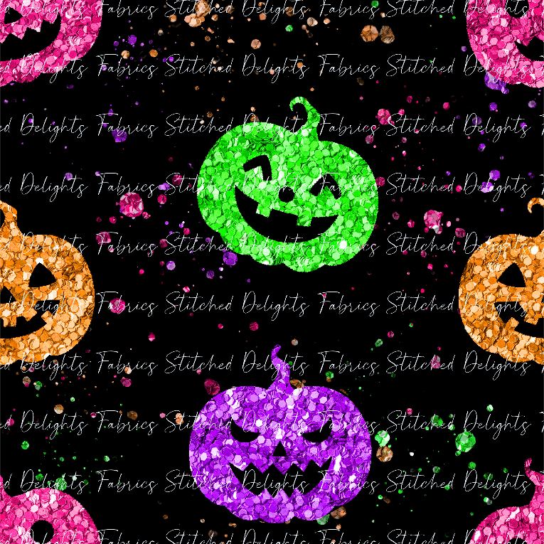 Glitter Pumpkins