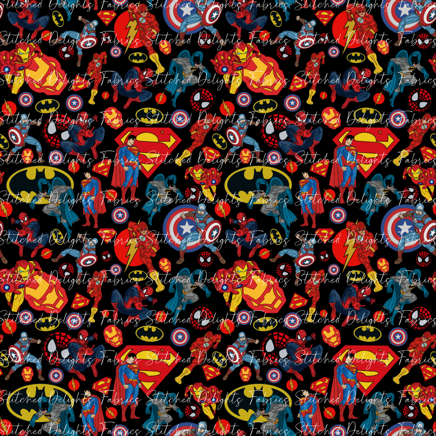 Superheroes Scattered Clear Vinyl