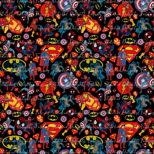 Superheroes Scattered Clear Vinyl