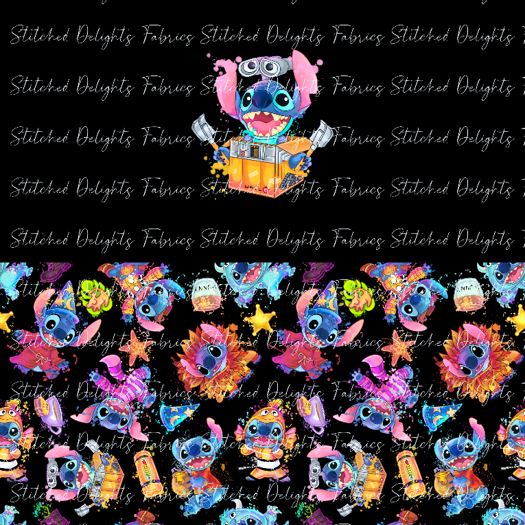 Stitch Cosplay Romantic Robot Undie Panel
