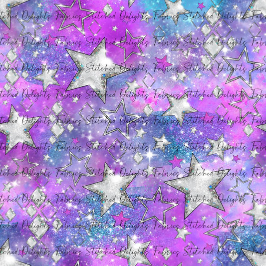 Barbie's Magical Touch Purple Blue Galaxy Stars Co-Ord