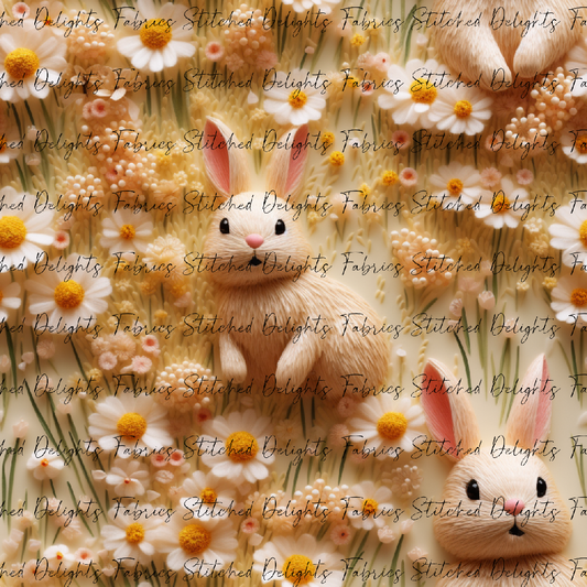 Easter Bunnies & Daisies