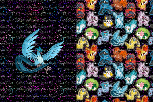 Bright & Shiny Articuno Blanket Panels