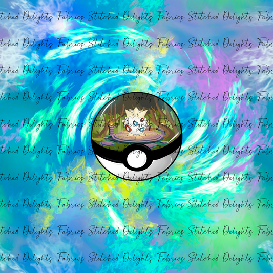 Poke Balls Habitats Togepi Swirls Panel