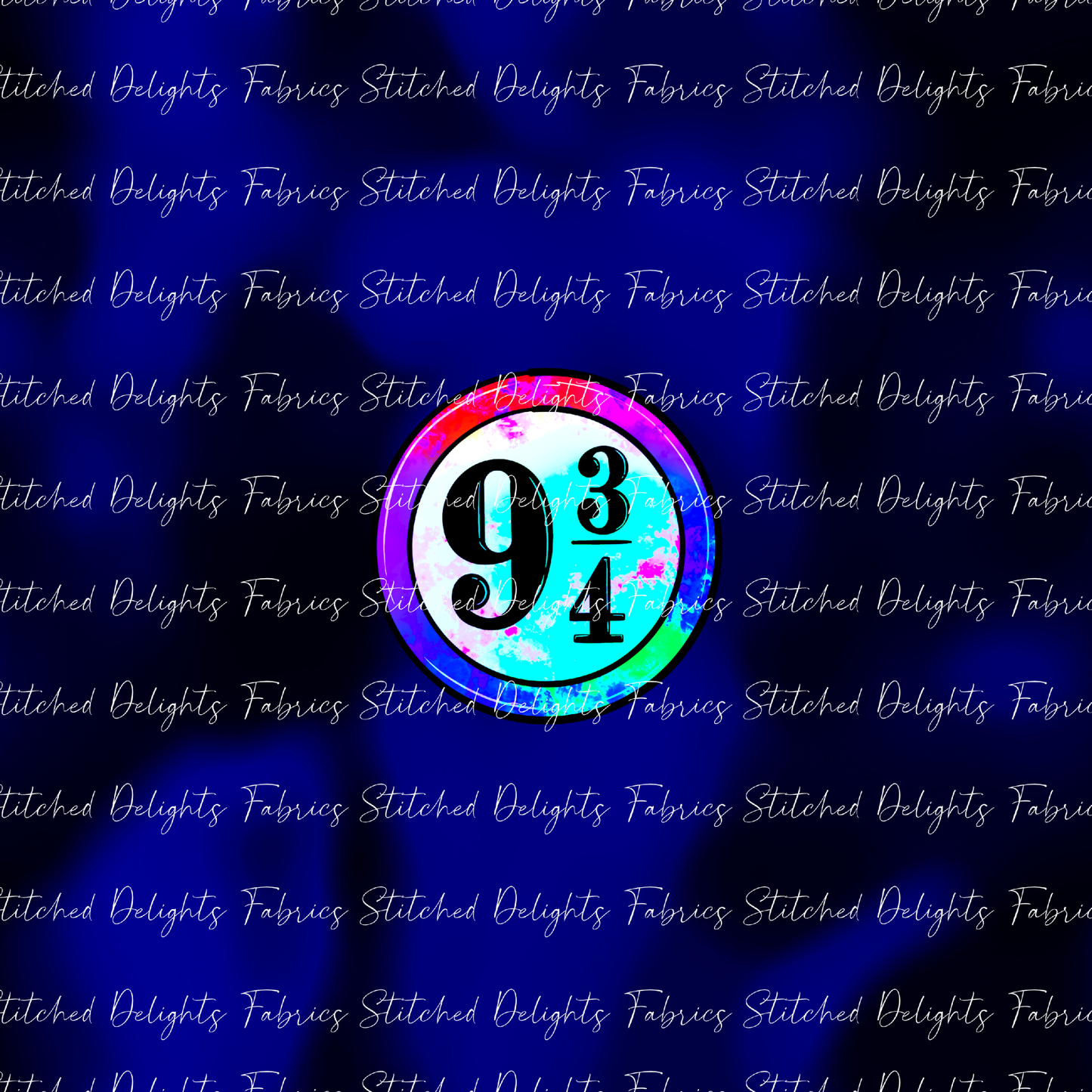 Arry Potta 9 3/4 Blue Flames Panel