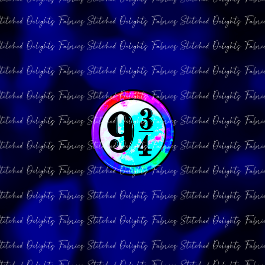 Arry Potta 9 3/4 Blue Flames Panel