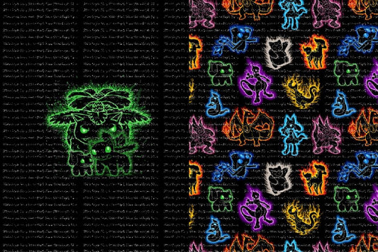 Poke Silhouettes Bulbasaur Evolutions Blanket Panels