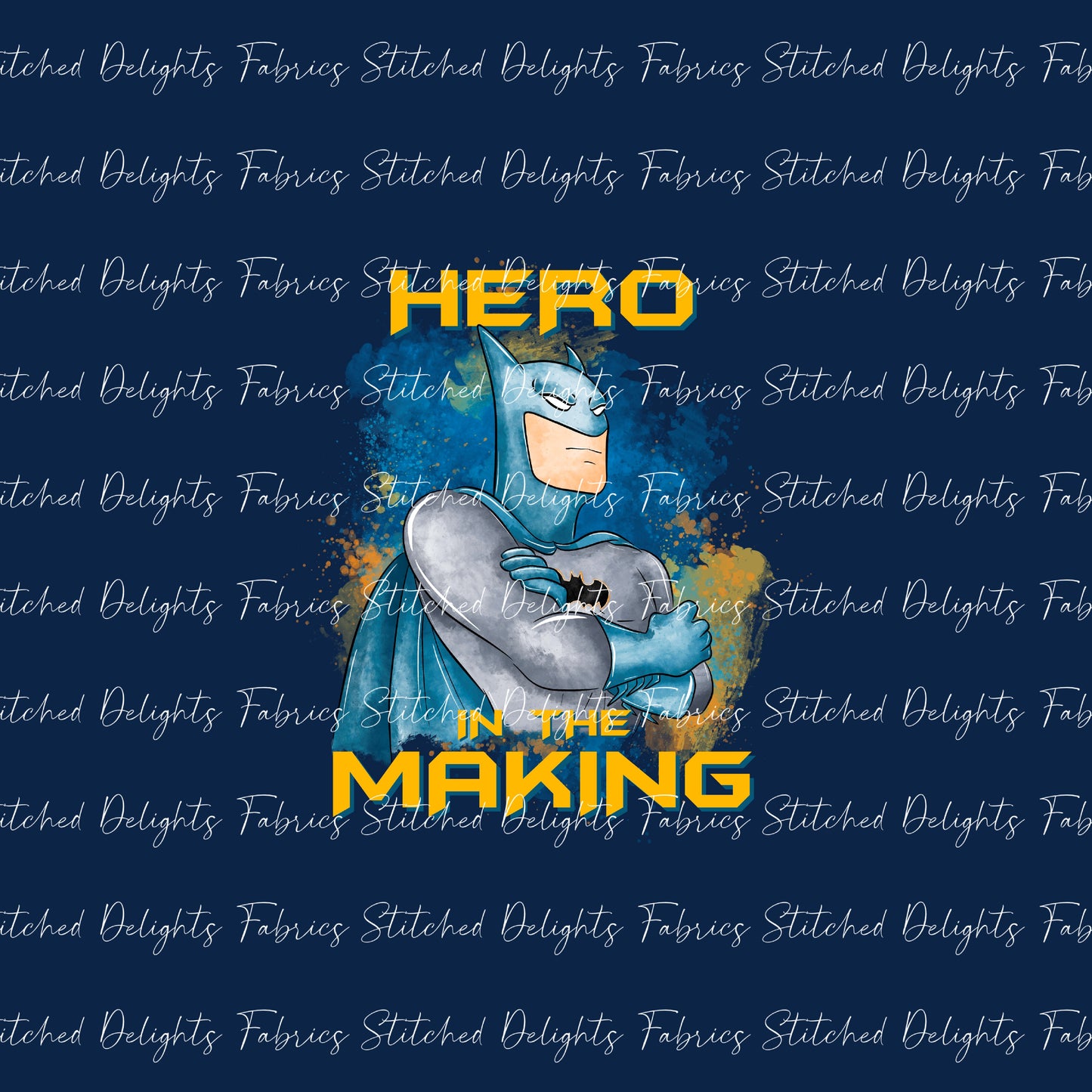 Hero In The Making Navy Panel
