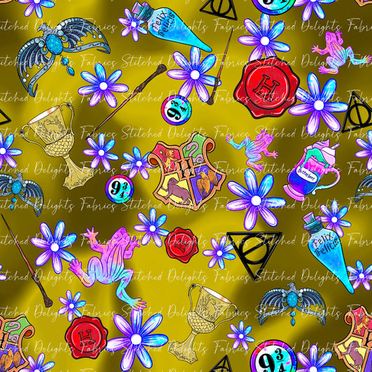 Arry Potta Gold Co-Ord with Flowers