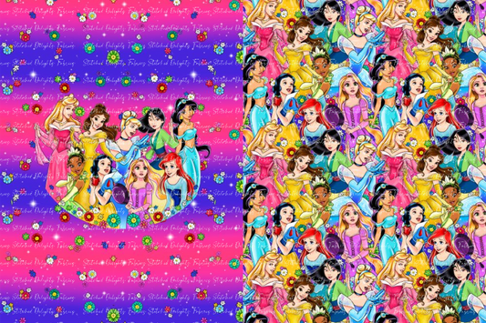 All Princesses Blanket Panels