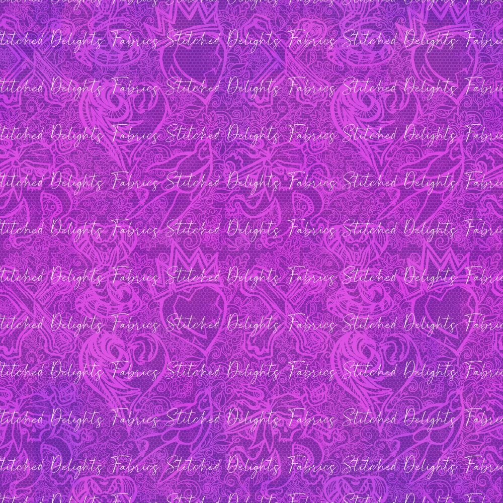 Descendants Light Purple Background