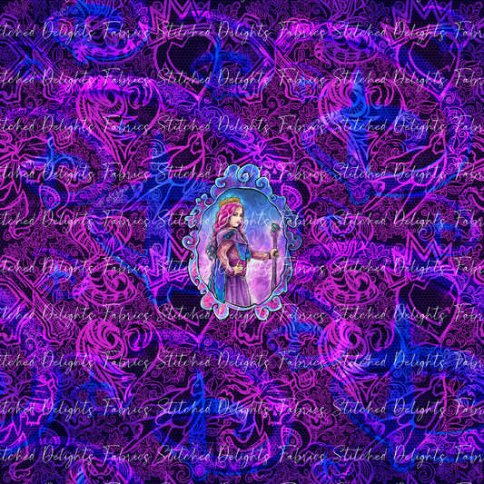 Descendants Neon Audrey Portrait Panel