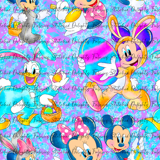 Easter Friends Purple Blue