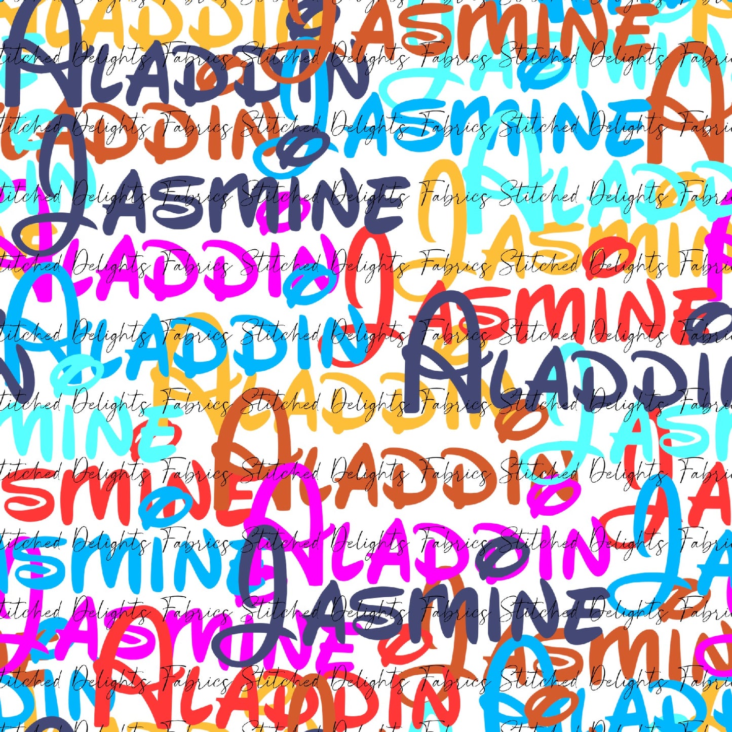 Aladdin & Jasmine Autographs Co-Ord