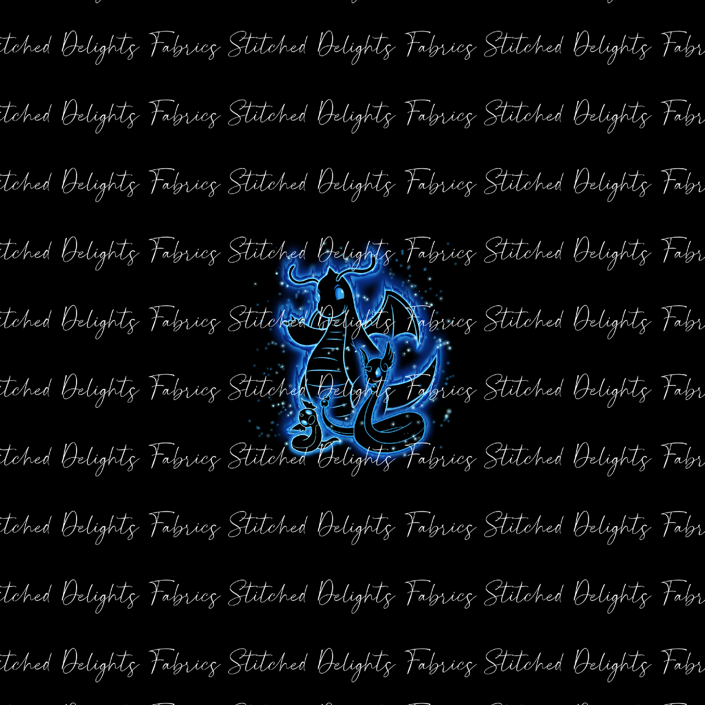 Poke Silhouettes Dratini Evolutions Panel
