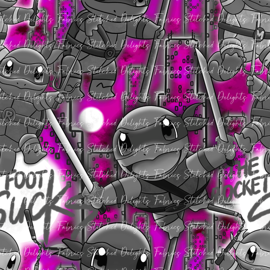 Ninja Squirtles Rocket Foot Sucks Pink