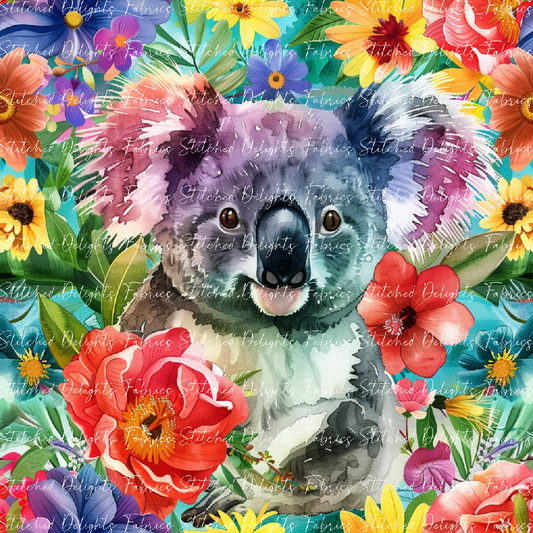 Floral Animals Koala