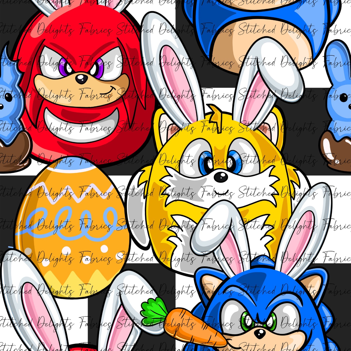 Sonic Easter Checkers