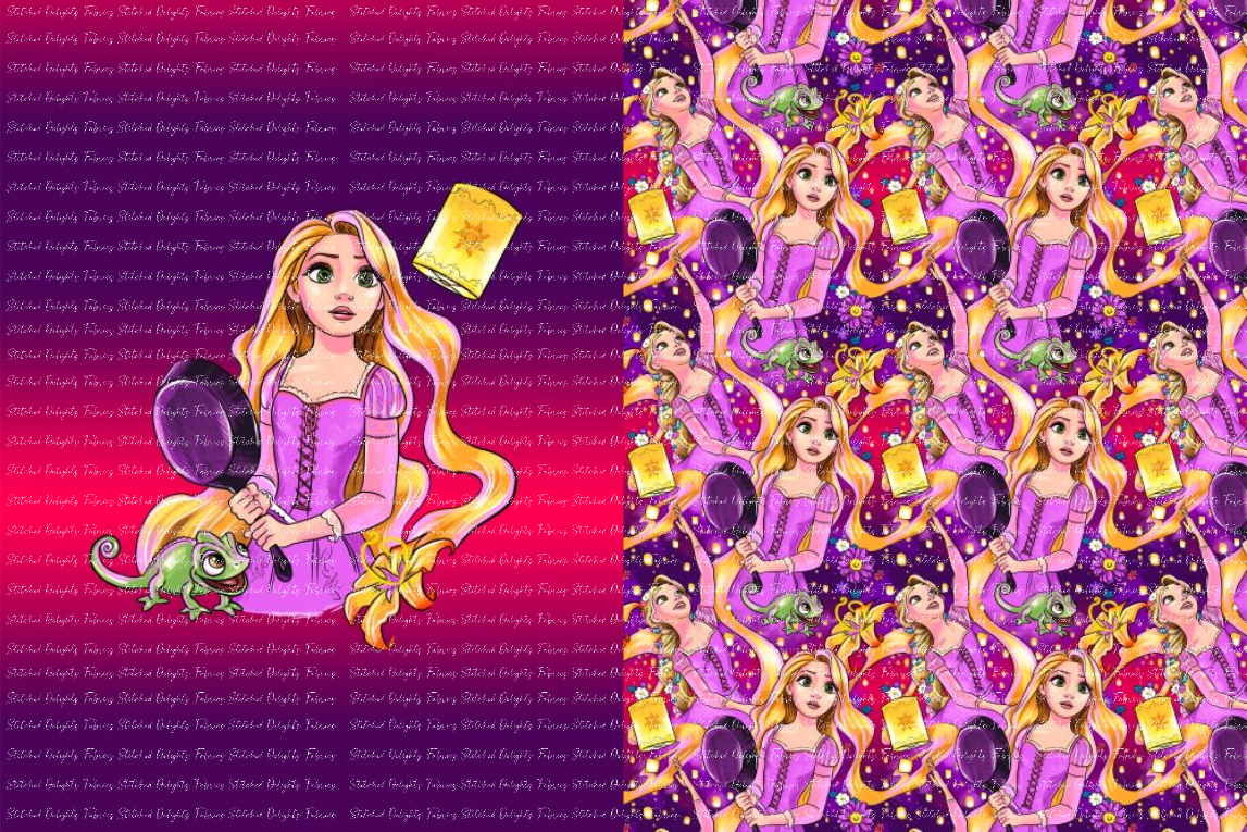Rapunzel Blanket Panels