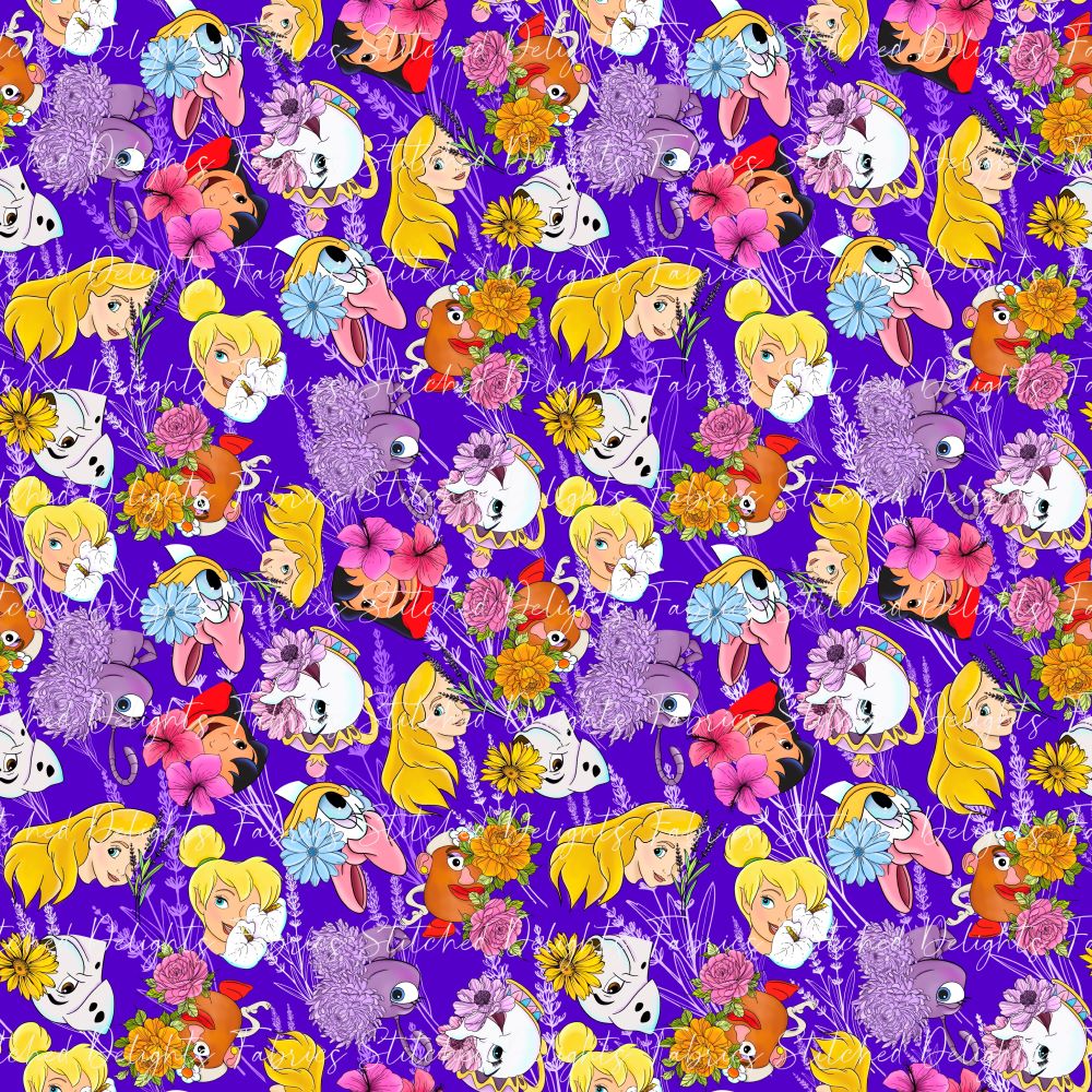 Blooming Cute Scattered Lavender