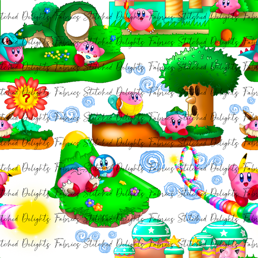 Kirby Dress Ups Day Scene Clear Vinyl