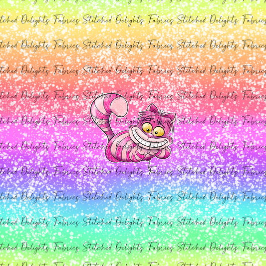 Air Heads Rainbow Splatter Cheshire Cat Panel