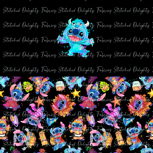 Stitch Cosplay Scare Monster Undie Panel
